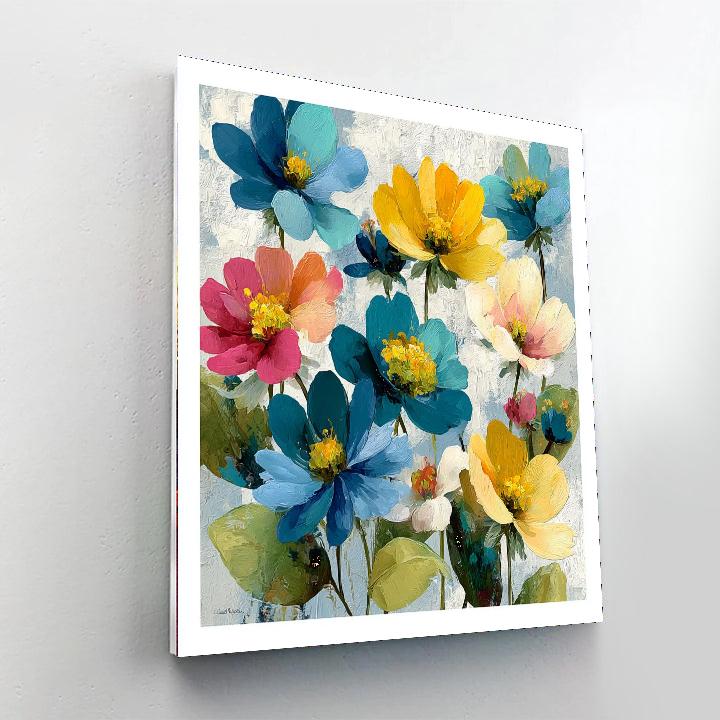 First Steps In The Garden Number Painting