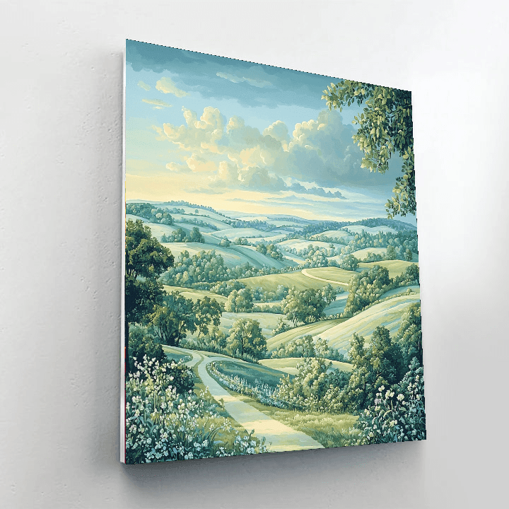 Gainsborough Inspired Rural Reverie  Paint By Number