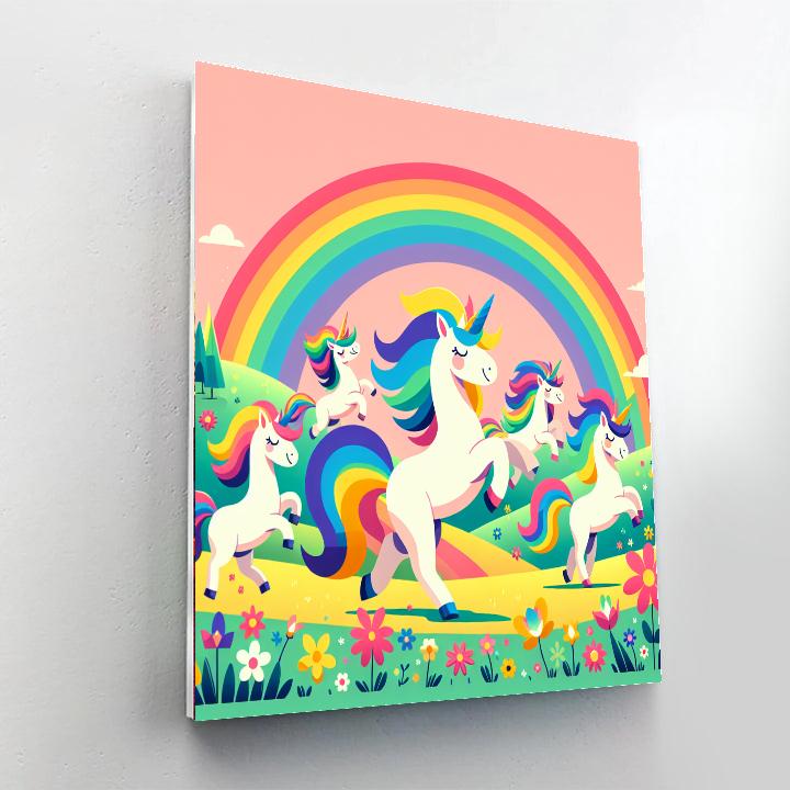 Magic Unicorn Festival Numbered Painting Kits