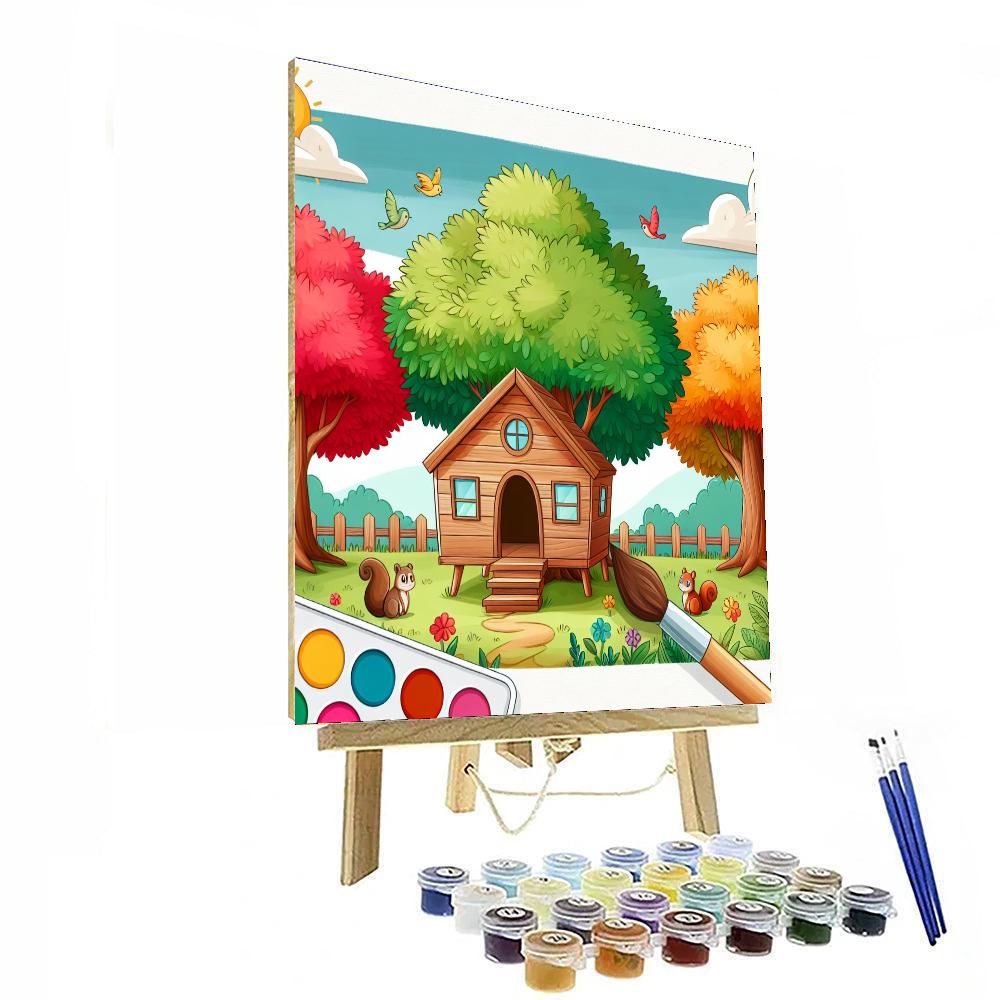 The Magical Treehouse DIY Paint By Numbers