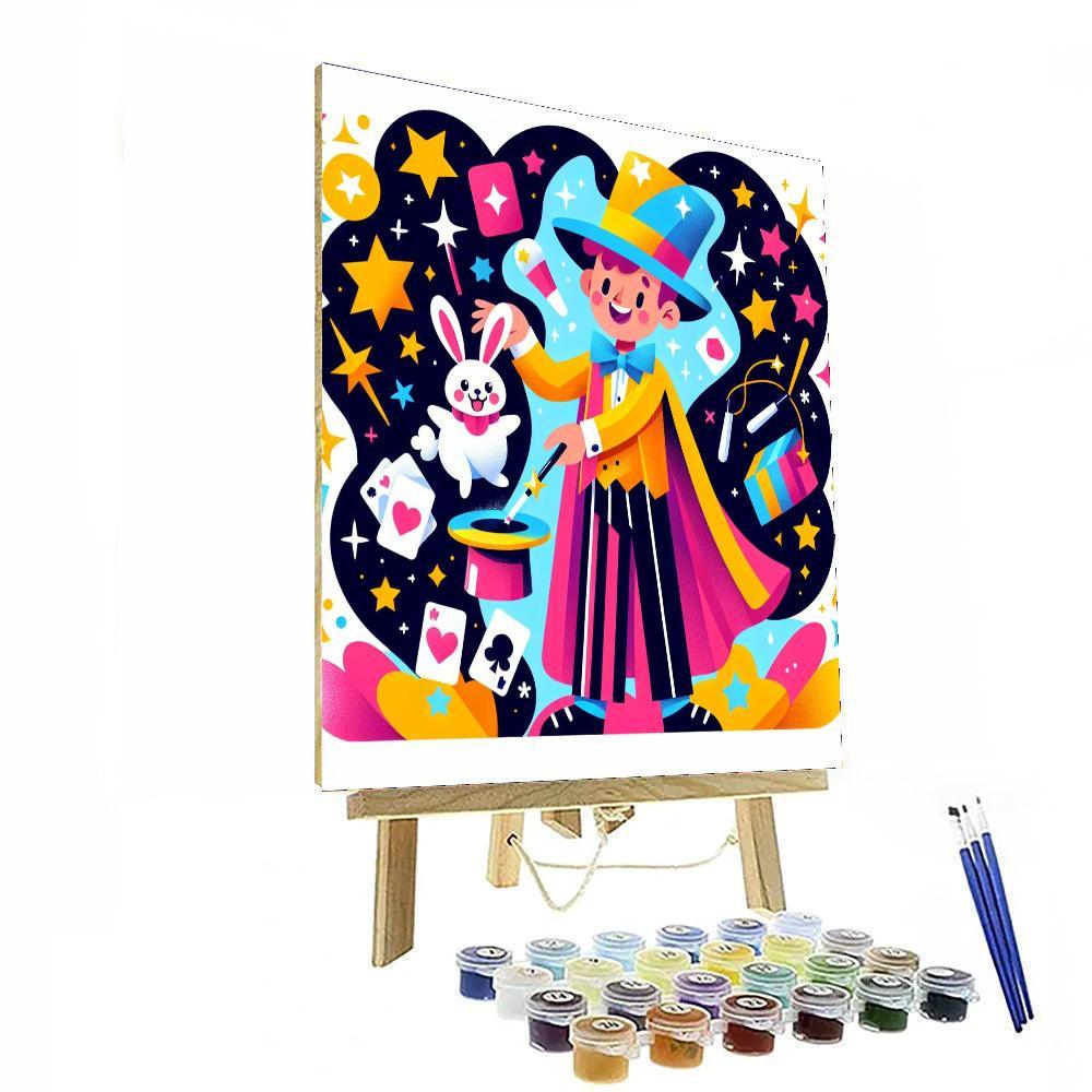 Witty Magician Number Painting