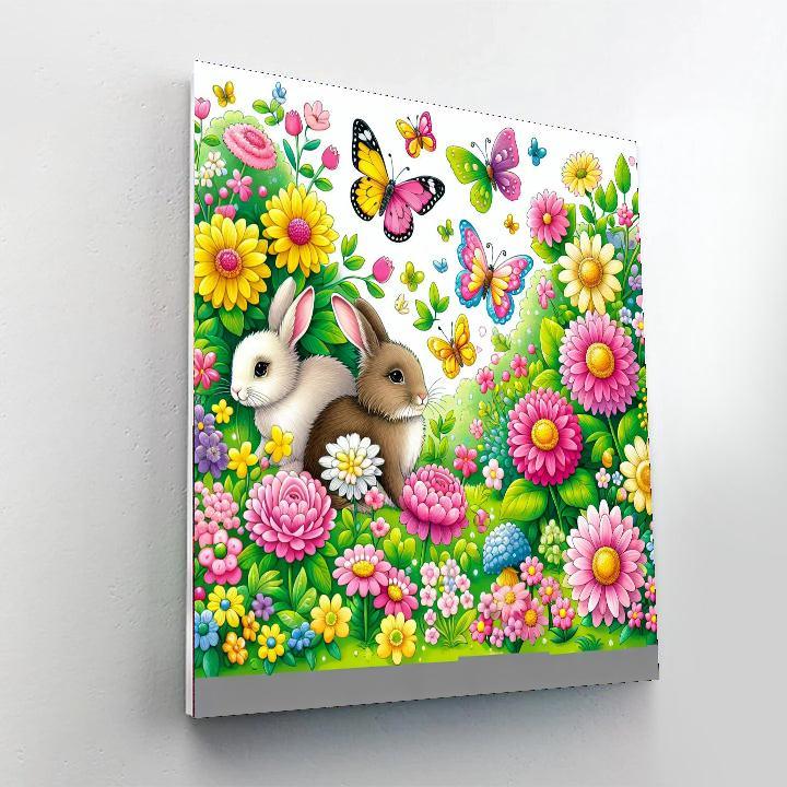 Joyful Garden Of Friendship Numbered Painting Kits