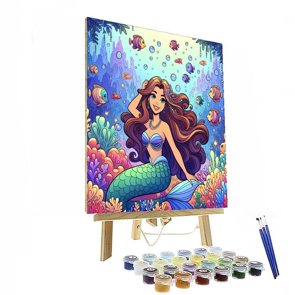 Majestic Mermaid Cove Painting By Numbers Kit