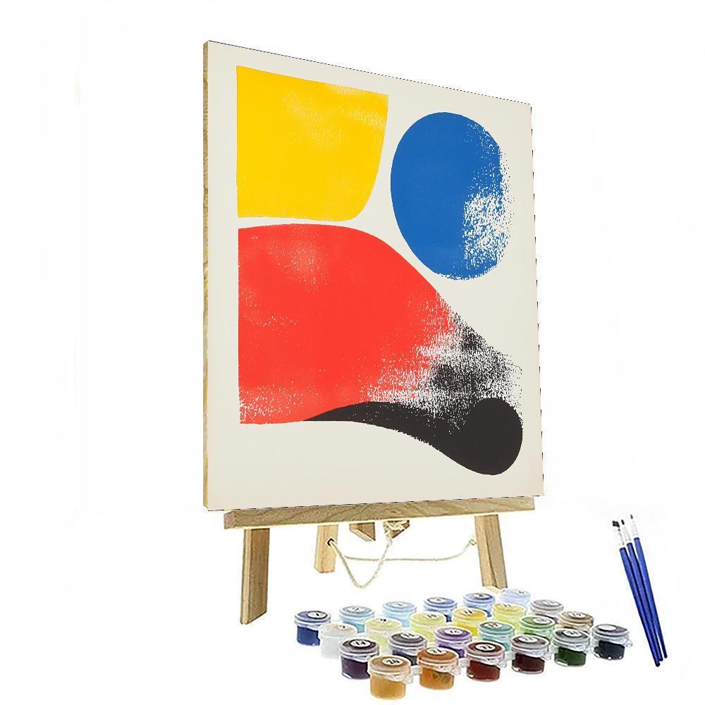 Joan Miró Inspired Dreamweaver's Vision  Numbered Painting Kits