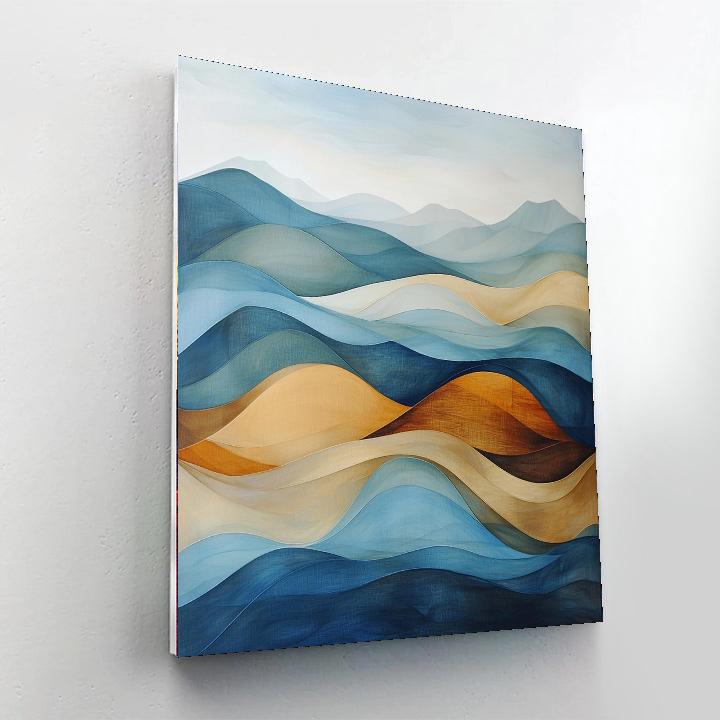 Michelangelo Inspired Elemental Tranquility  Paint By Color