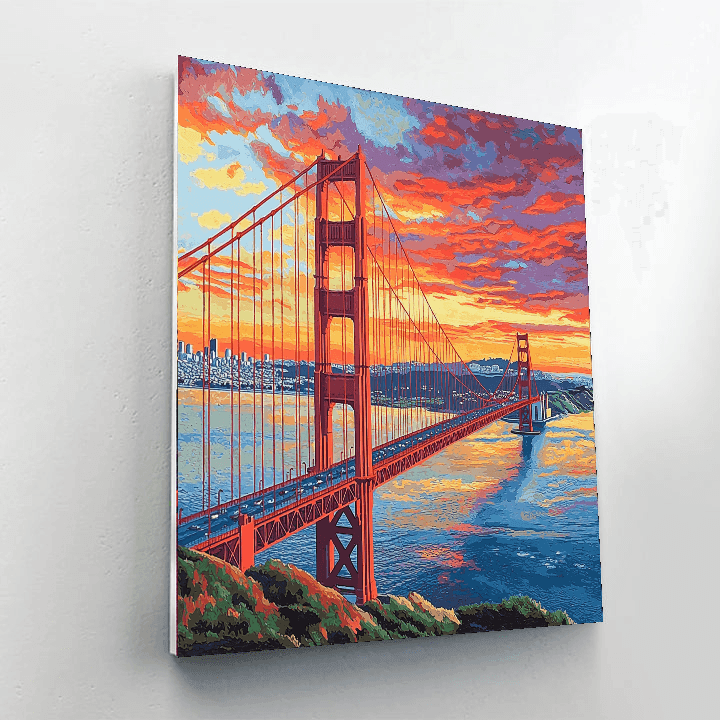 Golden Gate Bridge - San Francisco, Usa DIY Paint By Numbers