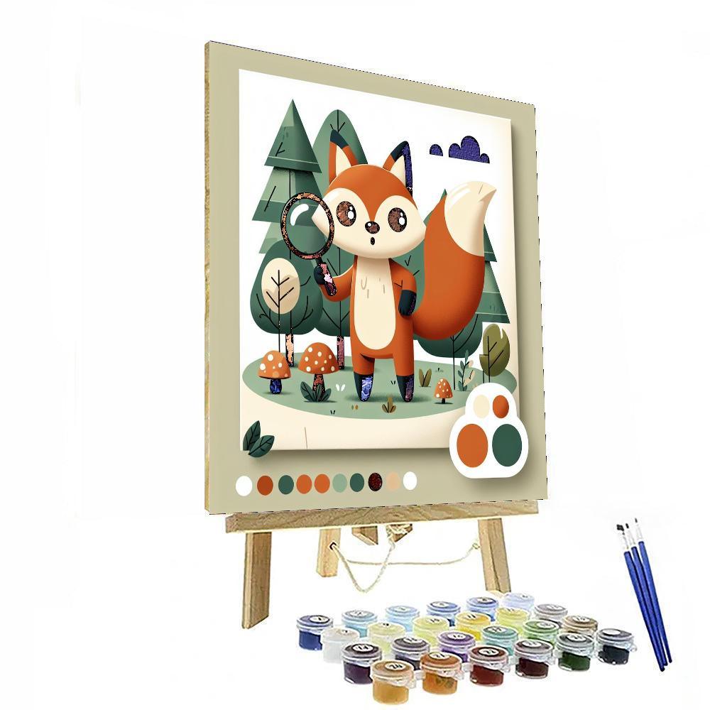Nature Detective Fox Painting By Numbers Kit