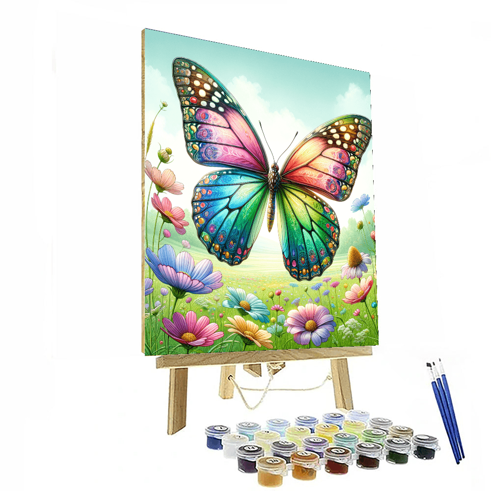 Rainbow Butterfly - DIY Painting By Numbers Kit – Artistry Rack