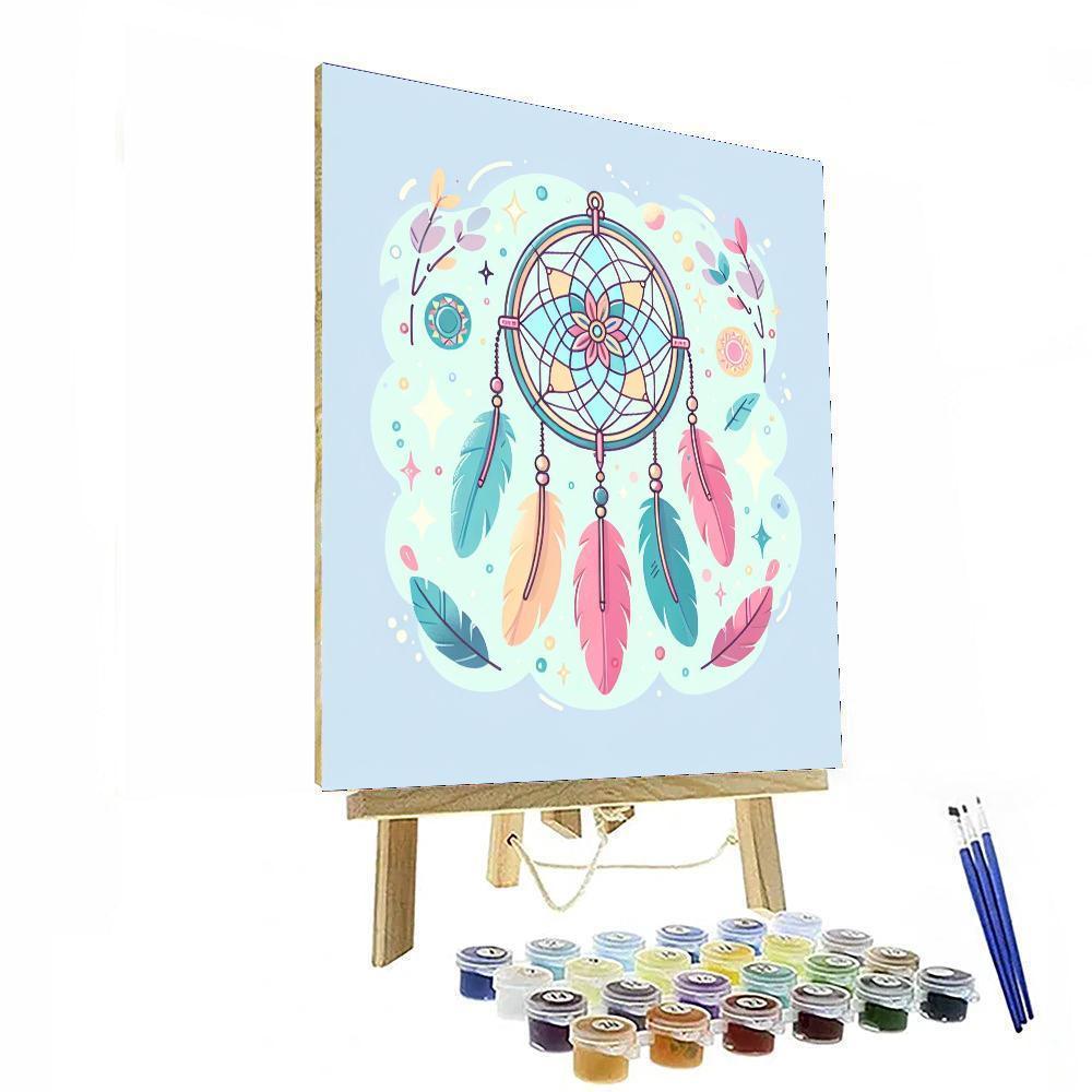 Magical Dream Catcher Paint By Color