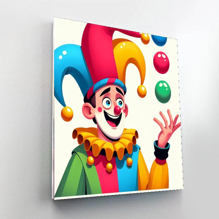 Joyous Jester Paint By Numbers Art