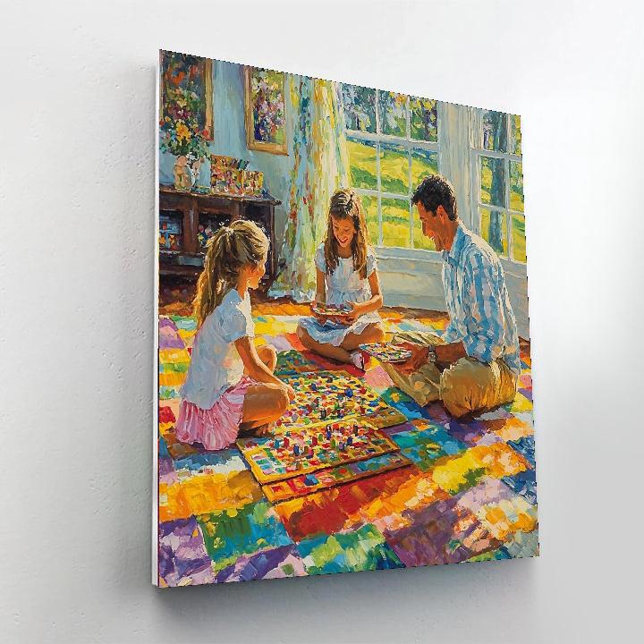 Cherished Family Moments Painting Number Kit