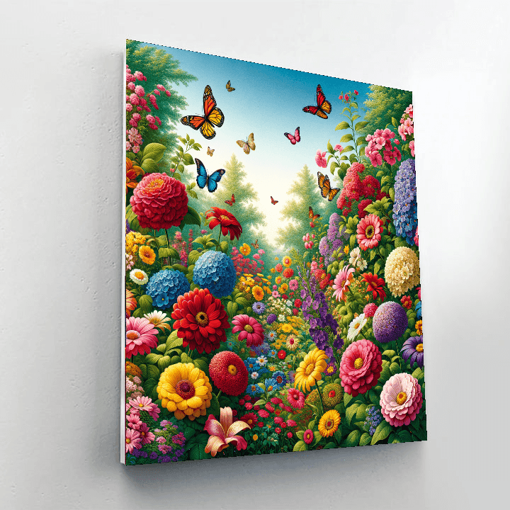 Floral Delight - DIY Painting By Numbers Kit