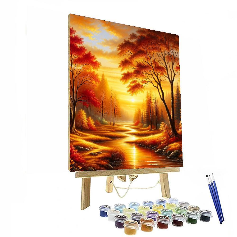 Breezy Autumn Afternoon Paint By Color