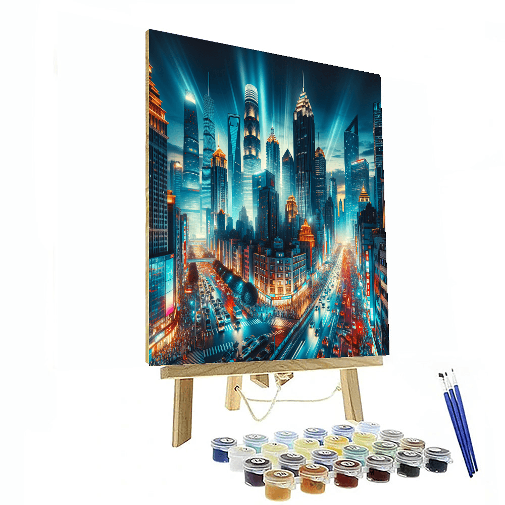 Urban Skyline - DIY Painting By Numbers Kit – Artistry Rack