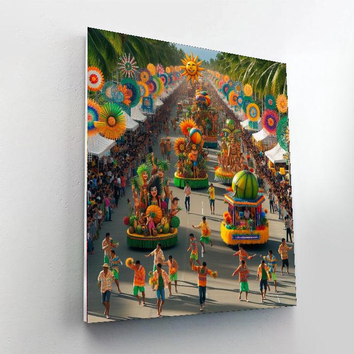 Coconut Festival - Philippines Number Painting