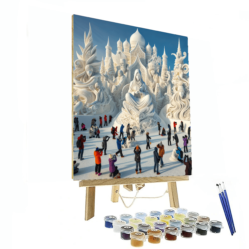 Snow Sculpture Competition - Canada Numbered Painting Kits