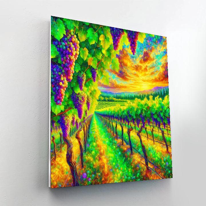 Sublime Summer Vineyard Paint By Color