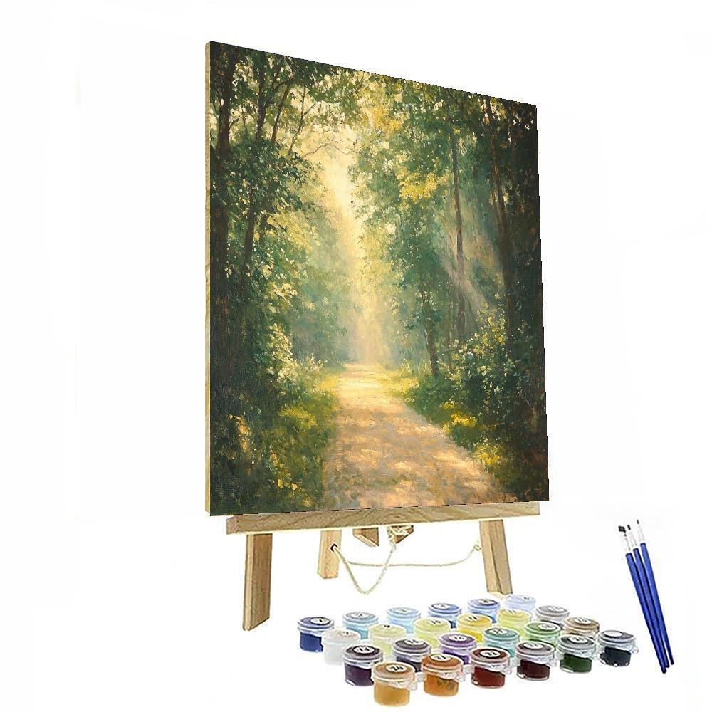 Edgar Degas Inspired Ethereal Forest Symphony  Paint By Number