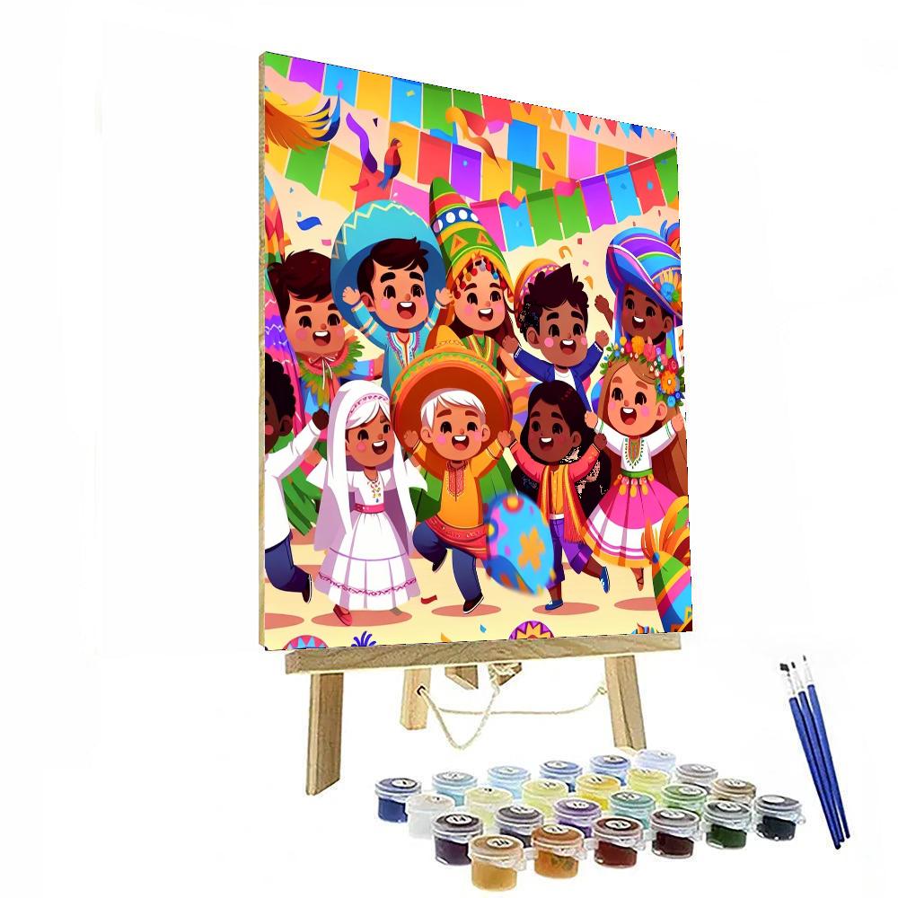 Festival Fun Painting By Numbers Kit