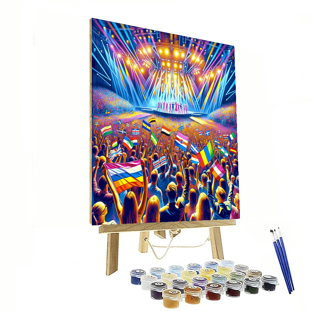 Eurovision Song Contest - Europe DIY Paint By Numbers