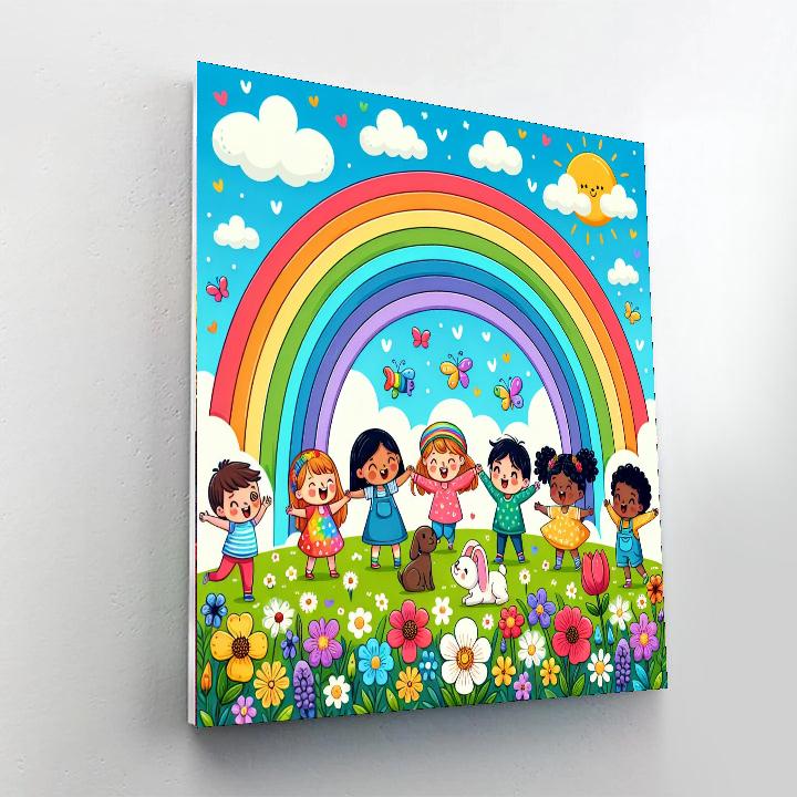 Radiant Rainbow Adventure Paint By Color