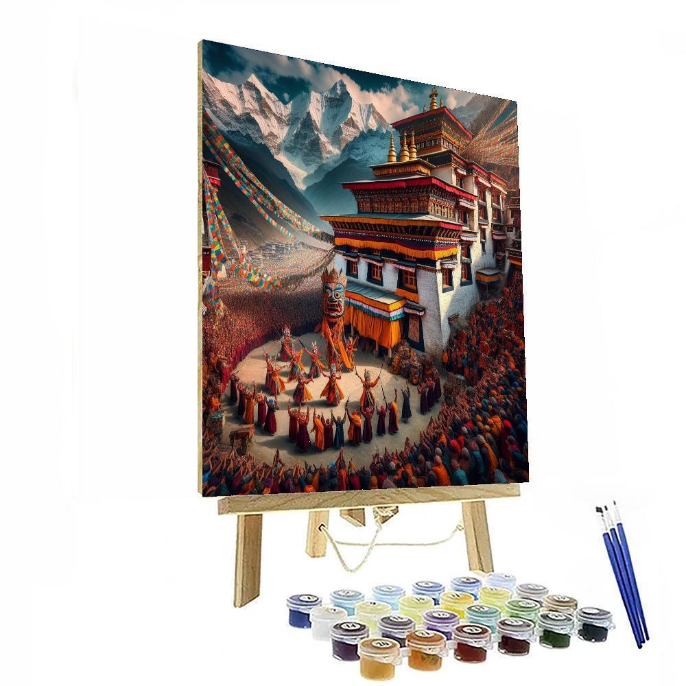 Hemis Festival - Hemis Monastery, India Paint By Numbers Kits