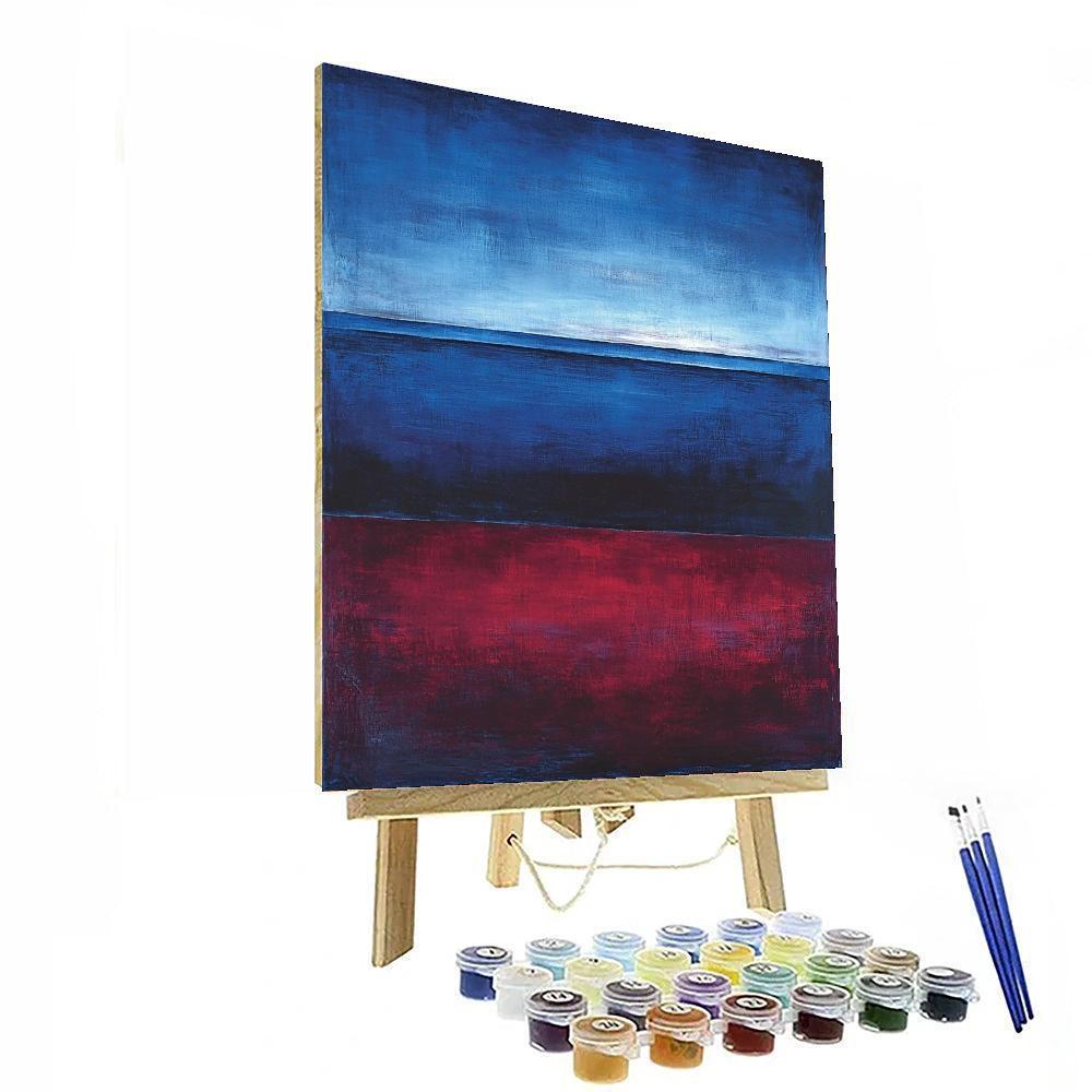 Mark Rothko Inspired Emotional Abyss  Painting Number Kit