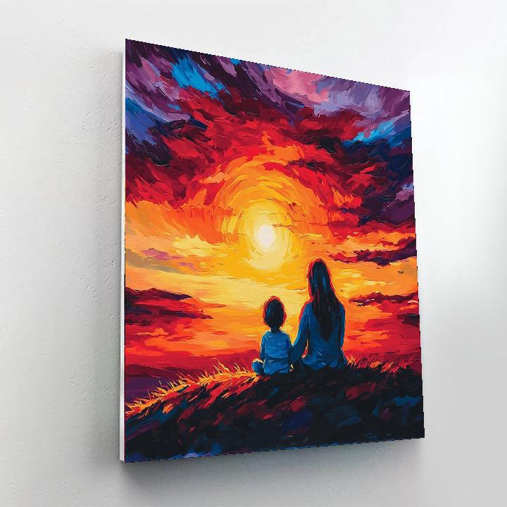 Sunset Promises Painting Number Kit