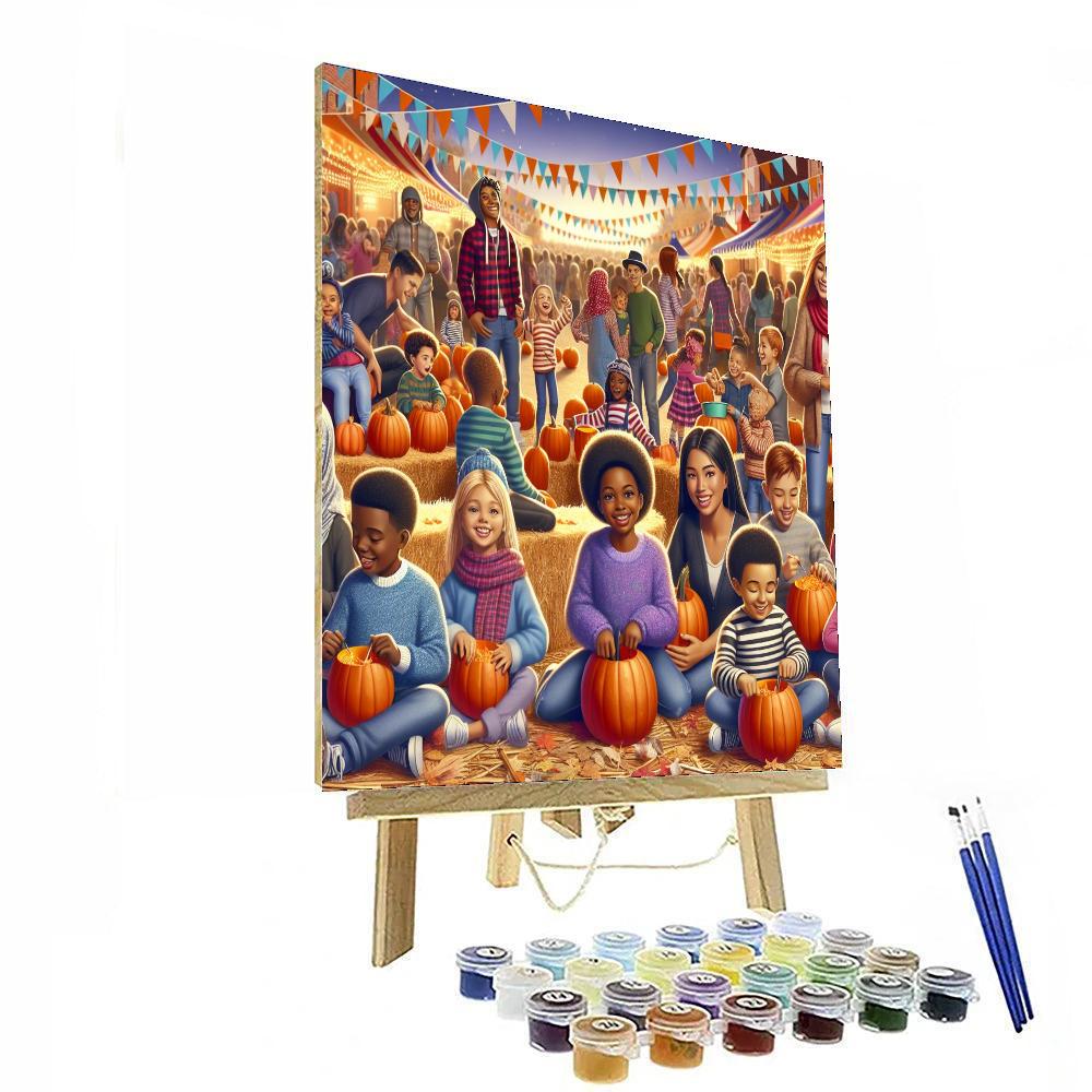 The Great Pumpkin Festival Number Painting