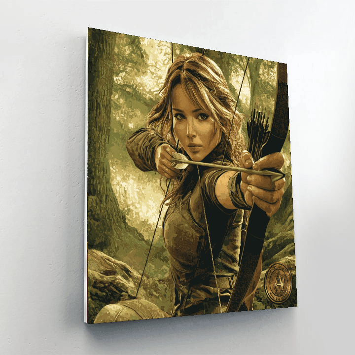 Jennifer Lawrence: A Star In The Hunger Games Of Hollywood Numbered Painting Kits