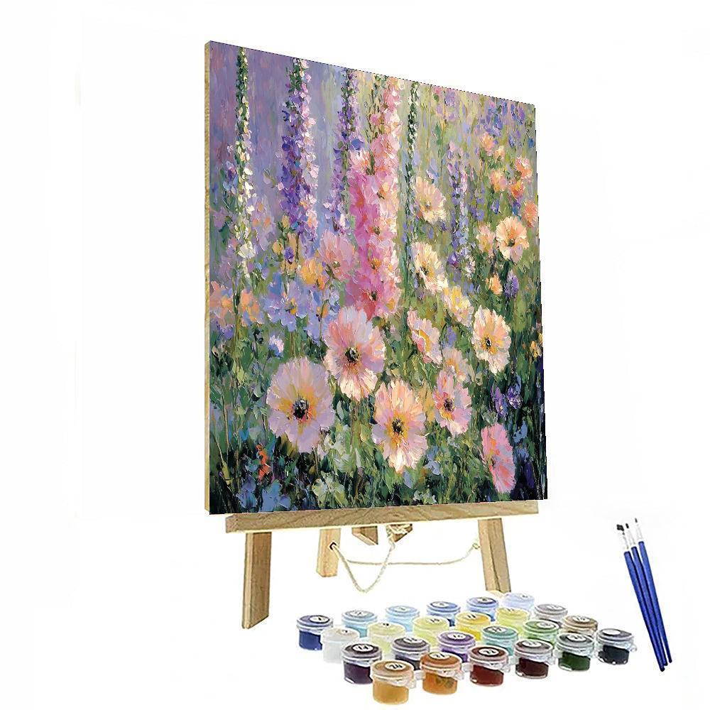 Pierre-Auguste Renoir Inspired Pastel Petals  Numbered Painting Kits