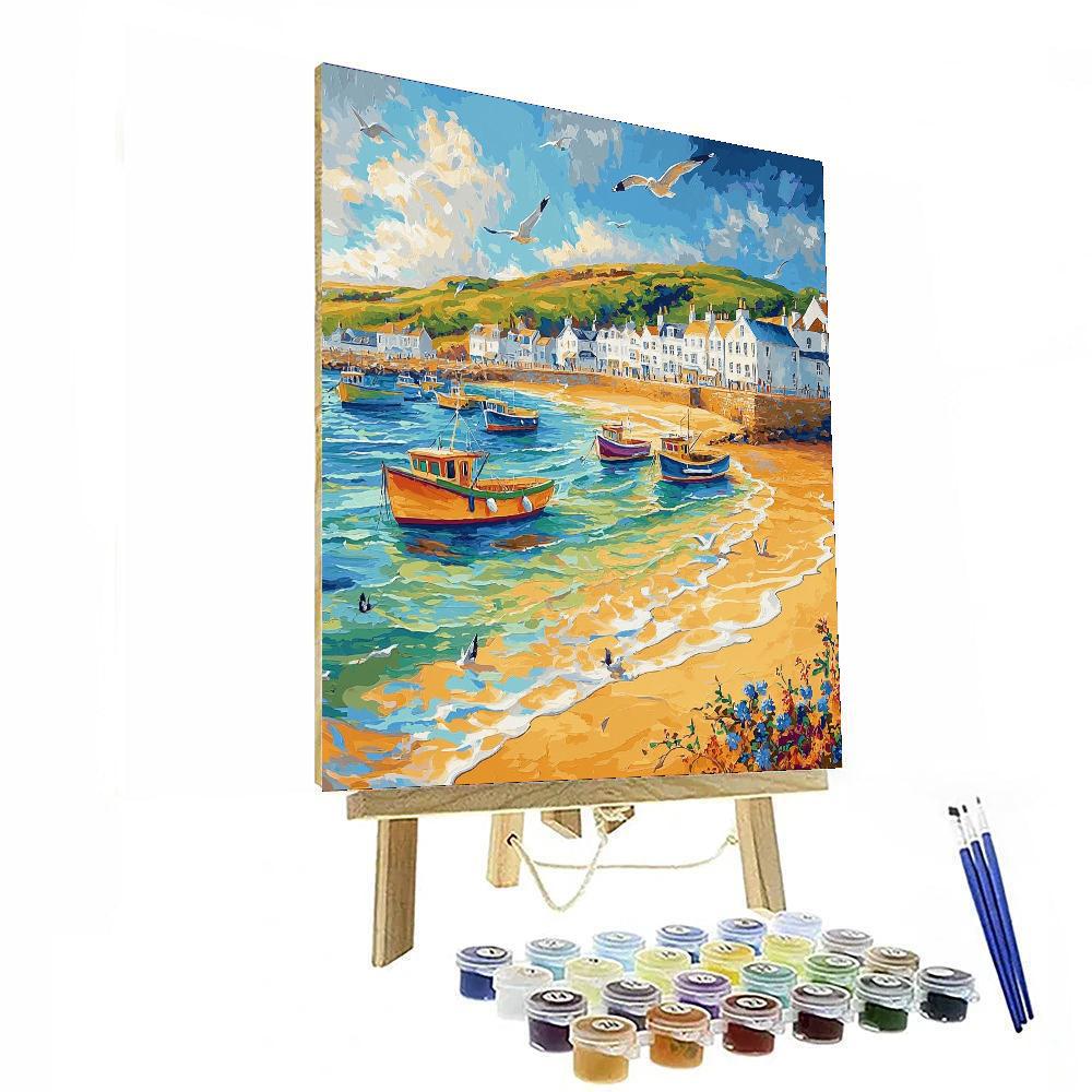 St. Ives Harbour Number Painting
