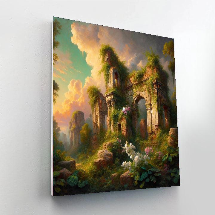 Exploration Of Ancient Ruins Paint By Number