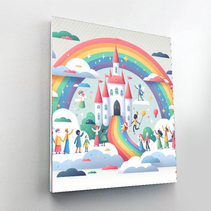 Kingdom Of Clouds Number Painting
