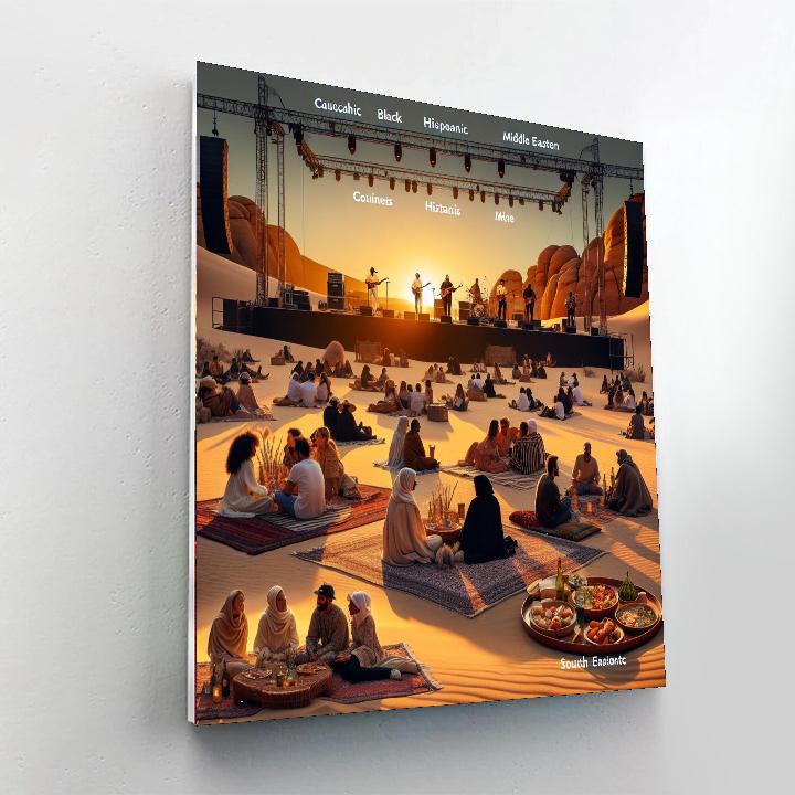 Festival Of The Desert - Usa Painting Number Kit