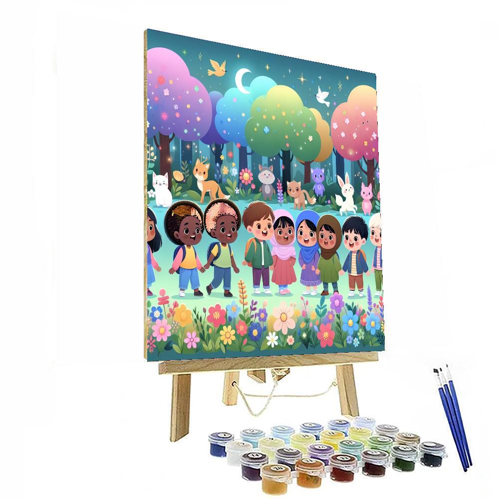 The Fantasy Forest Expedition DIY Paint By Numbers