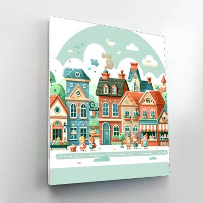 Storybook Village DIY Paint By Numbers