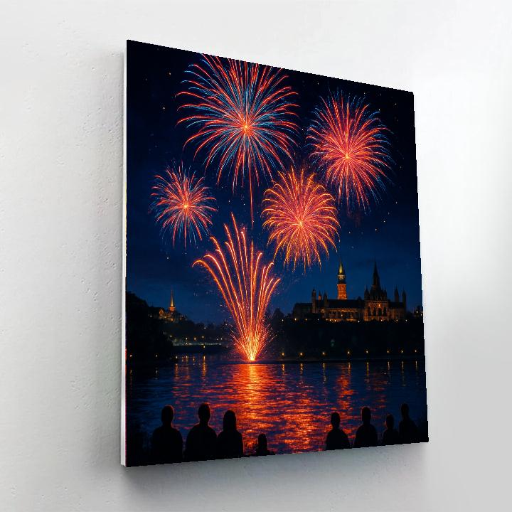 International Fireworks Festival - Ottawa, Canada DIY Paint By Numbers