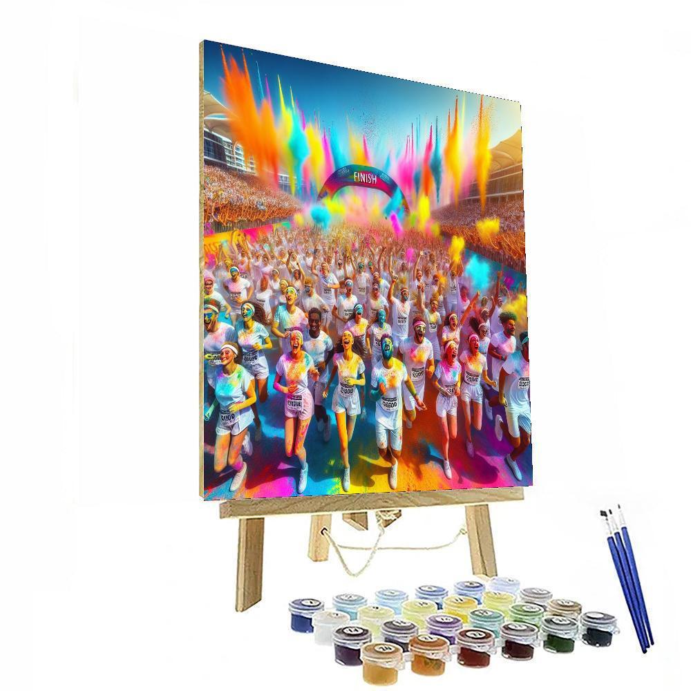 The Color Run - Various Countries Paint By Color