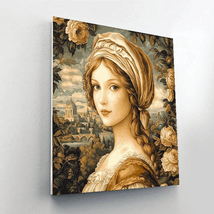 Leonardo Da Vinci Inspired Classical Elegance  Paint By Numbers