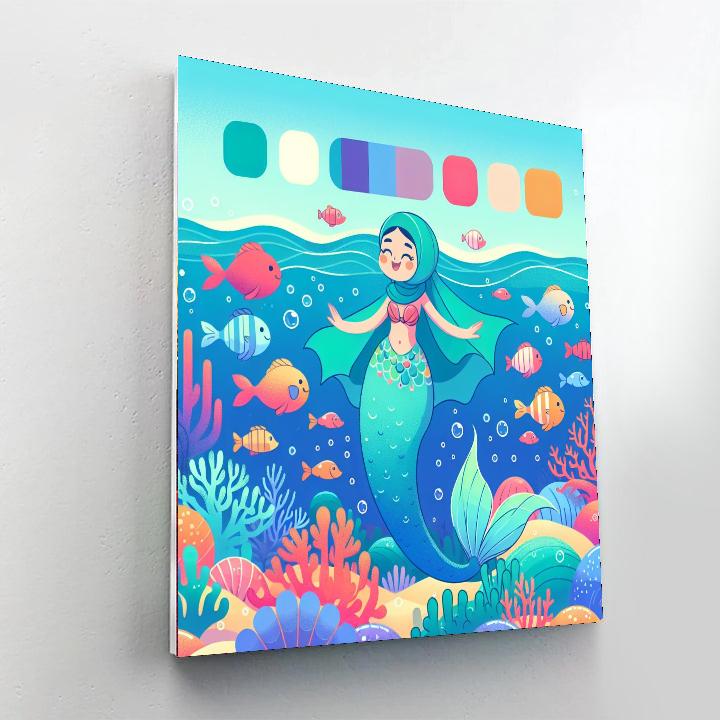 Seaside Mermaid Adventure DIY Paint By Numbers