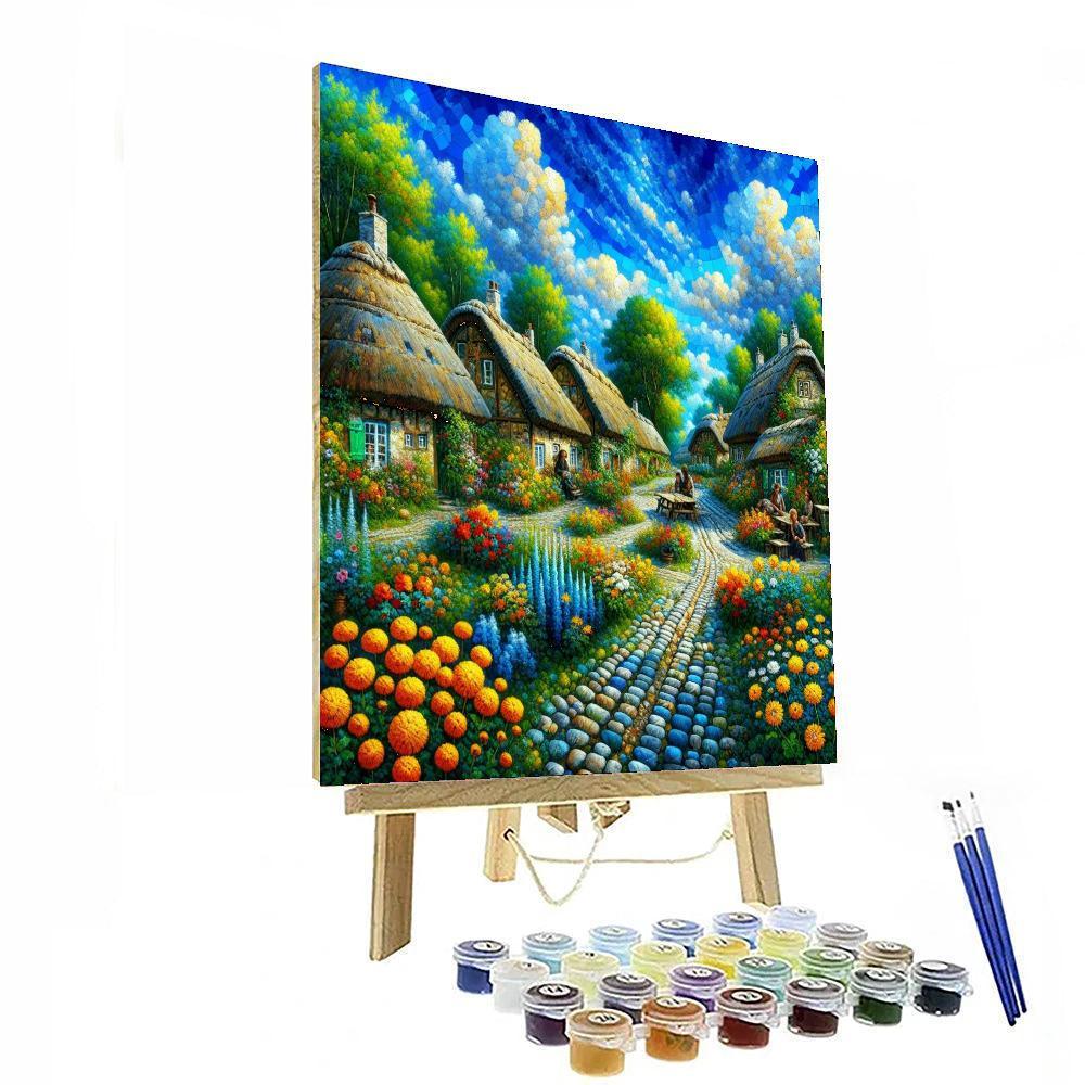 Quiet Village Harmony Paint By Color
