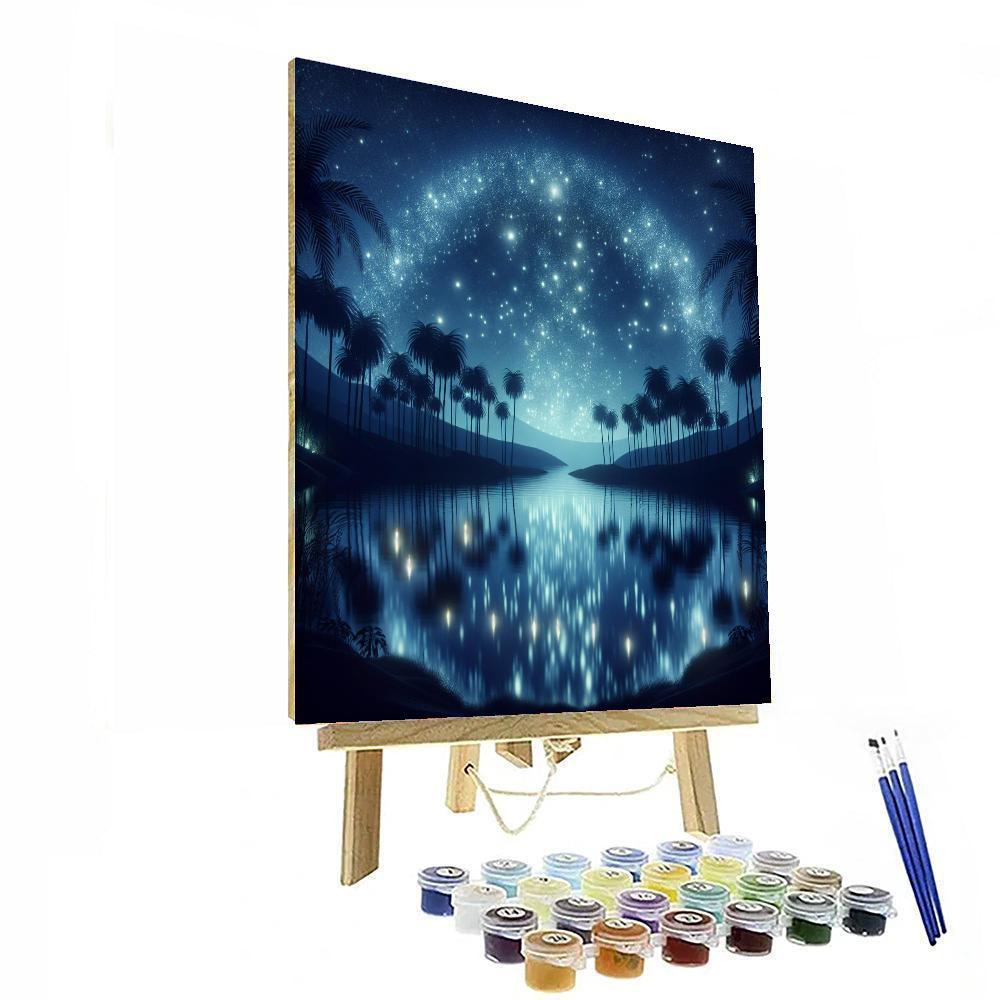 Midnight Oasis Paint By Numbers Art