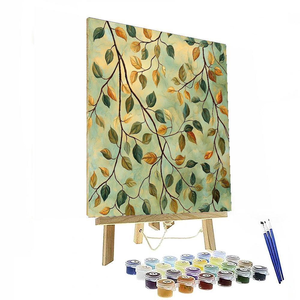 Leonardo Da Vinci Inspired Threads Of Nature  Paint By Number