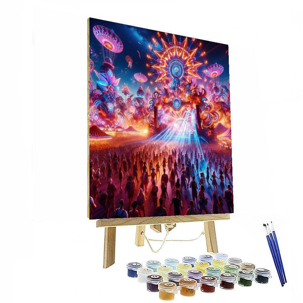 The Electric Daisy Carnival - United States Paint By Numbers