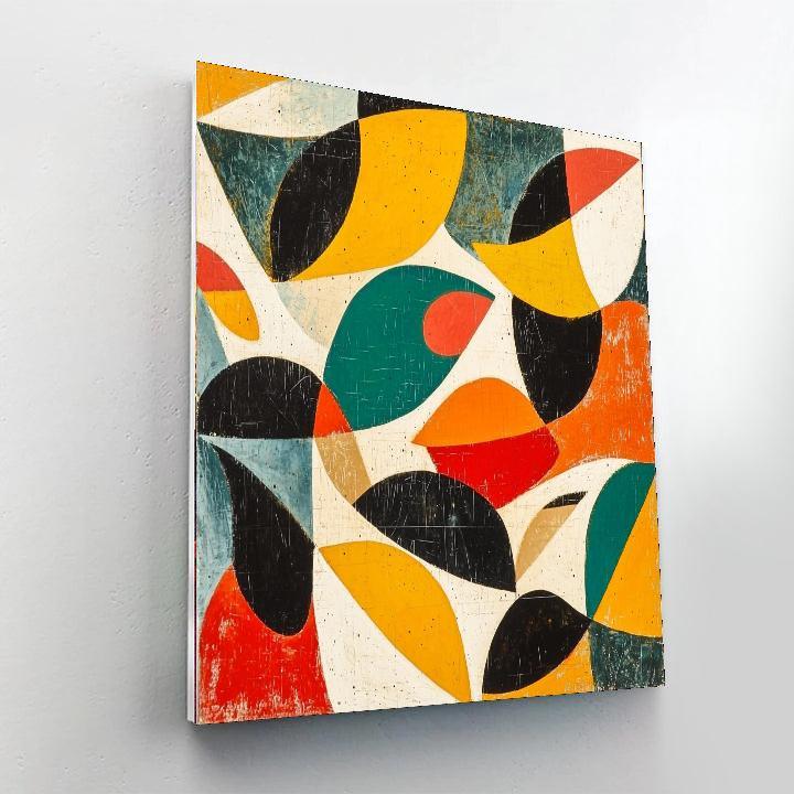 Joan Miro Inspired Serenade Of Shapes  Paint By Number