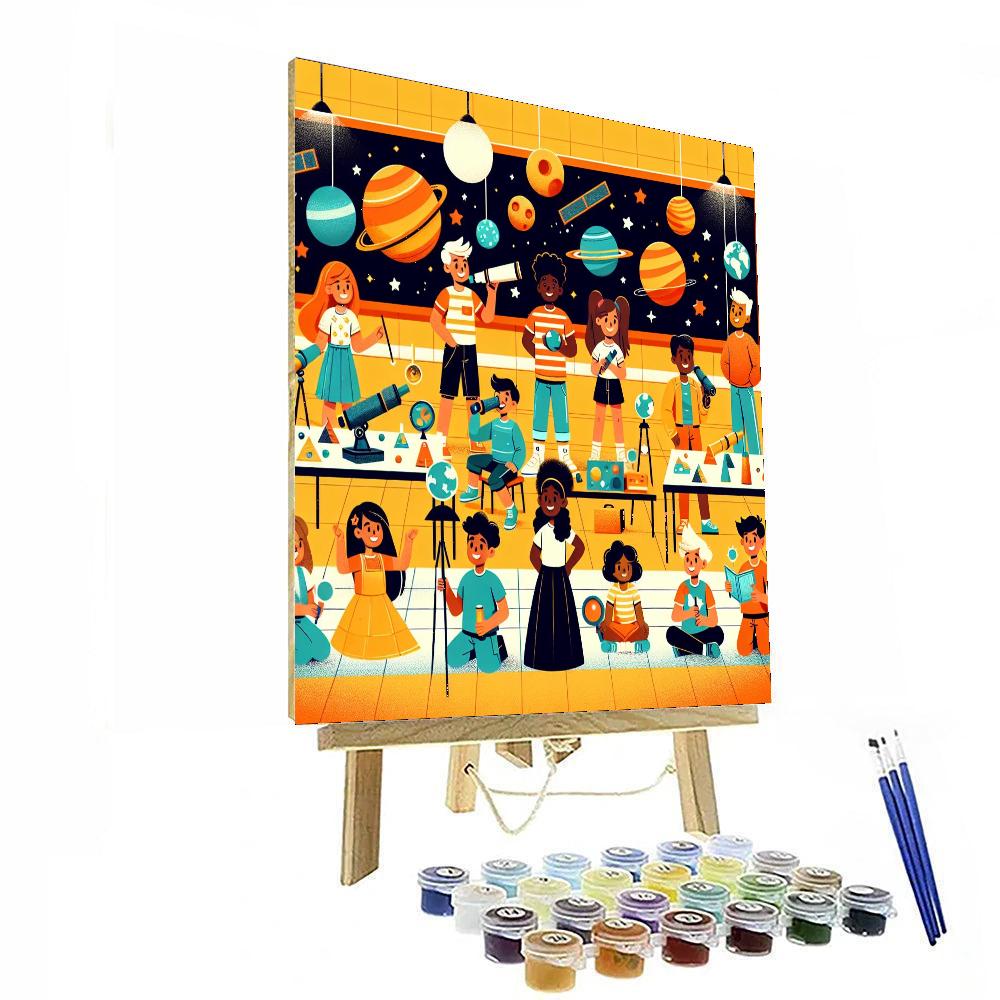 Solar System Science Camp Paint By Number