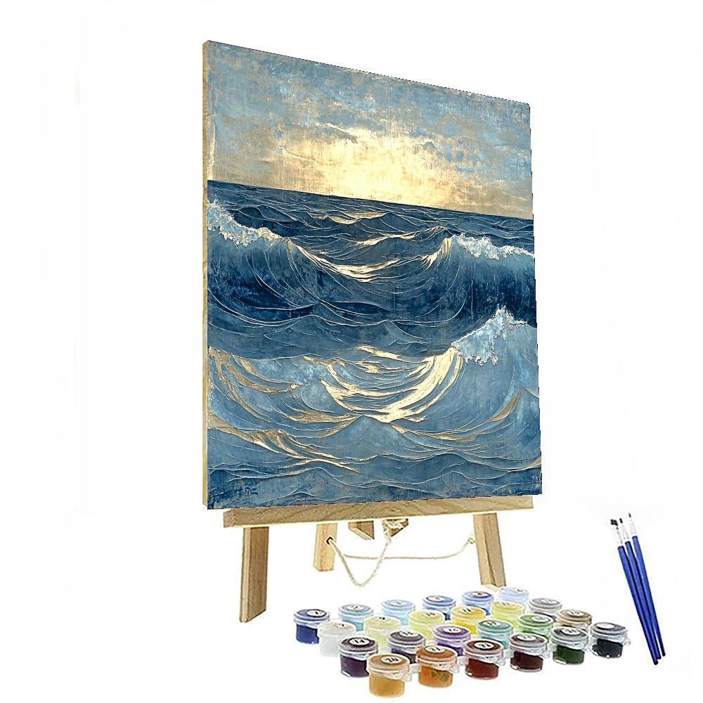 Michelangelo Inspired Timeless Tide  Paint By Numbers