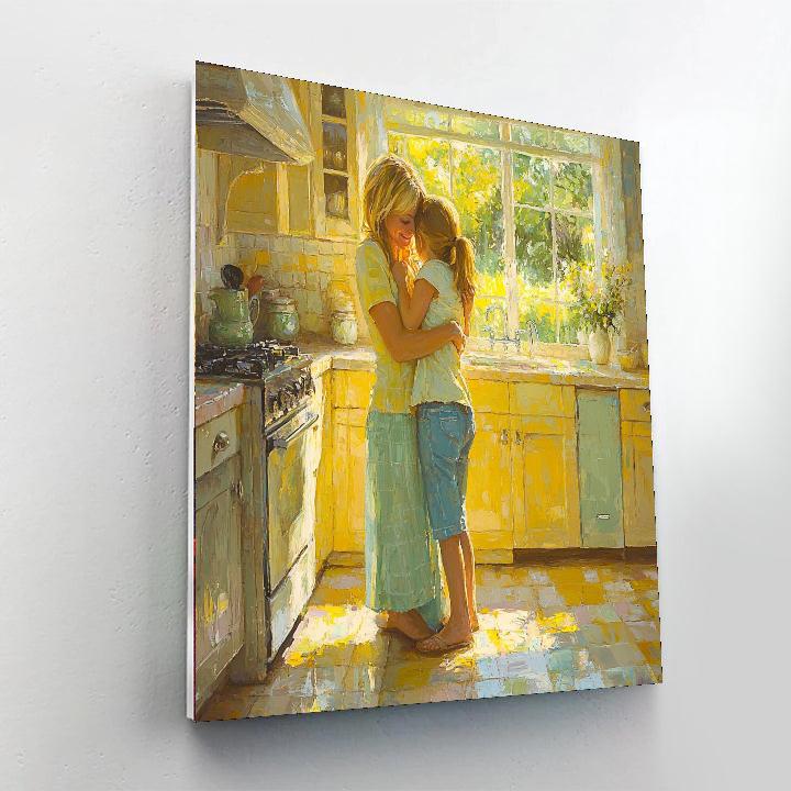 Morning Hugs And Sunshine Number Painting