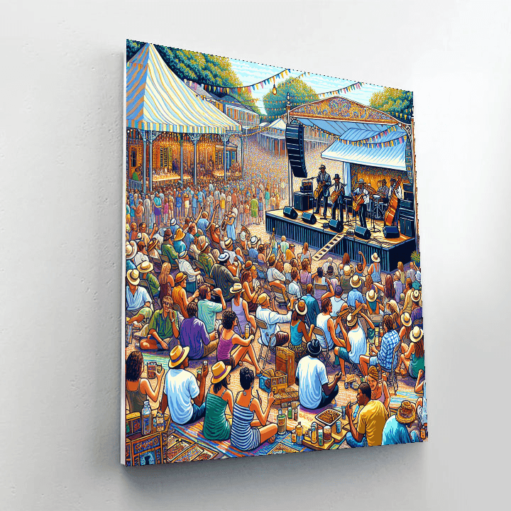 Jazz And Heritage Festival - United States DIY Paint By Numbers